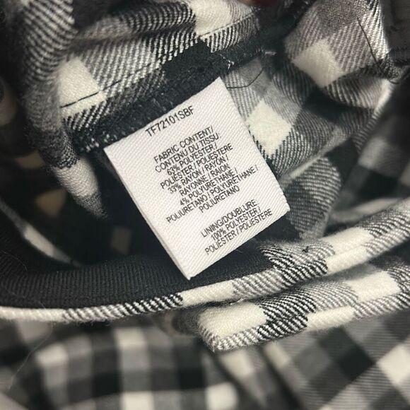 DEREK LAM 10 CROSBY CROP FLARE PLAID TROUSER - Picture 7 of 7